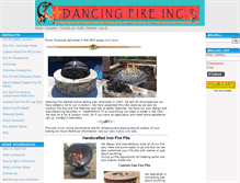 Tablet Screenshot of dancingfire.biz
