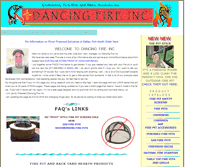 Tablet Screenshot of dancingfire.com